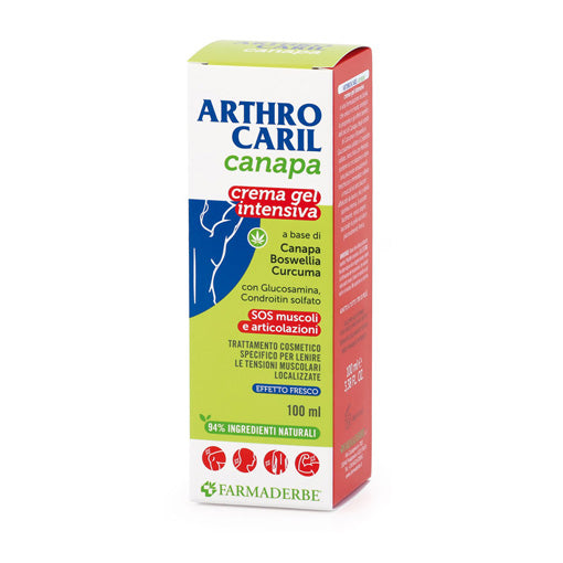 FARMADERBE ArthroCaril Canapa Crema Gel 100m