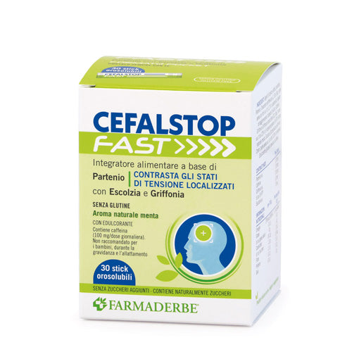 FARMADERBE Cefal Stop Fast 30 Stick Orosolubile