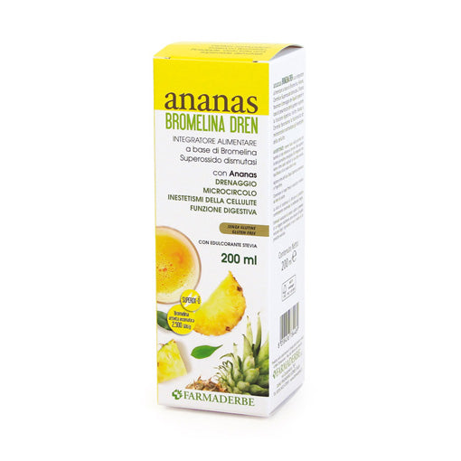 FARMADERBE Ananas Bromelina Drenante 200 ml