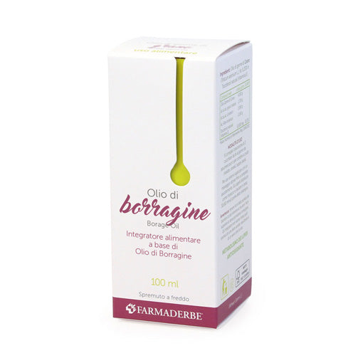 FARMADERBE Olio Alimentare di Borragine 100ml