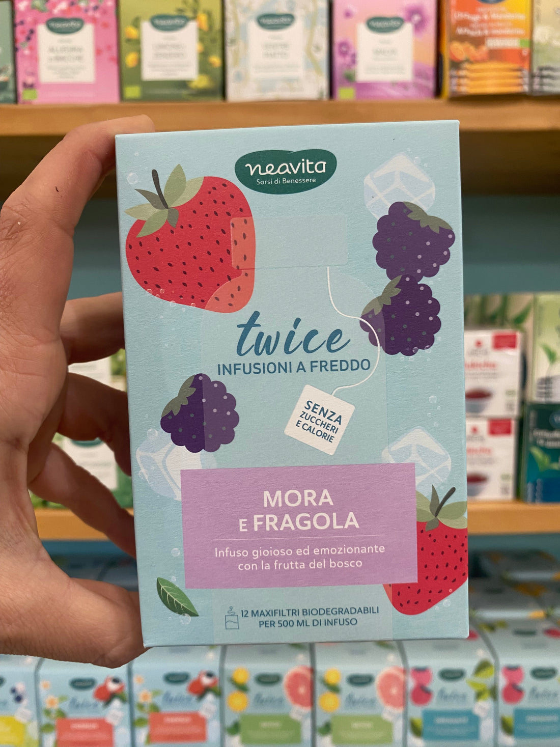 NEAVITA Twice To-Go Mora e Fragole 12 MaxiFiltro