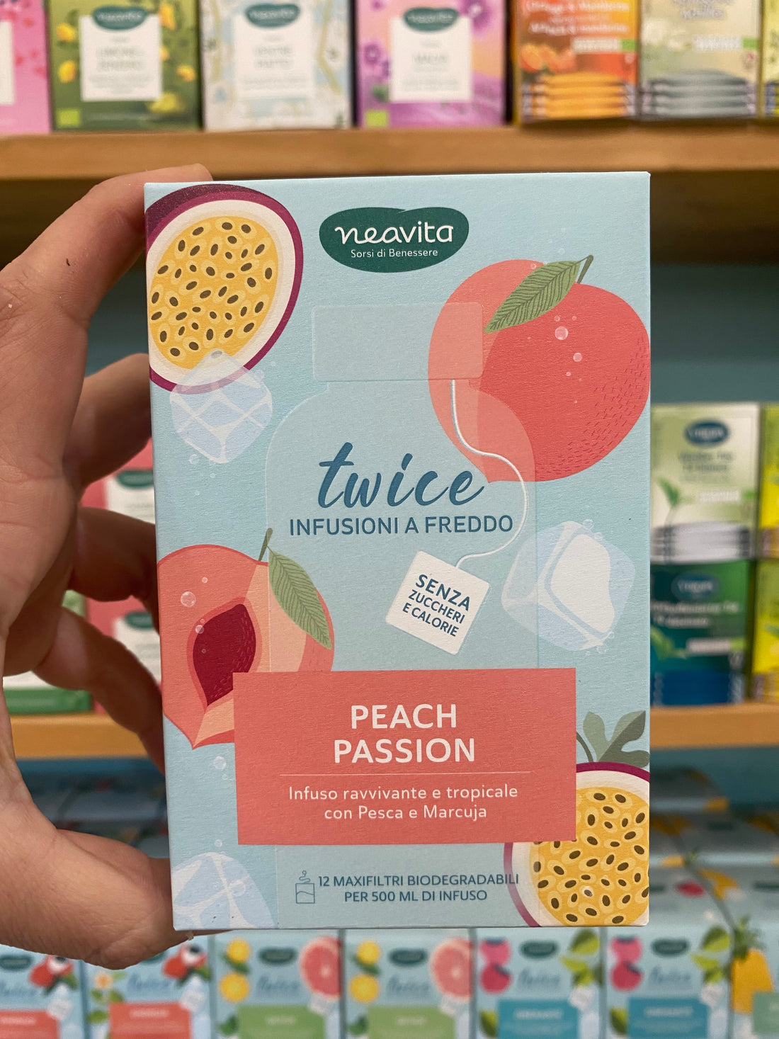 NEAVITA Twice To-Go Peach Passion 12 MaxiFiltro