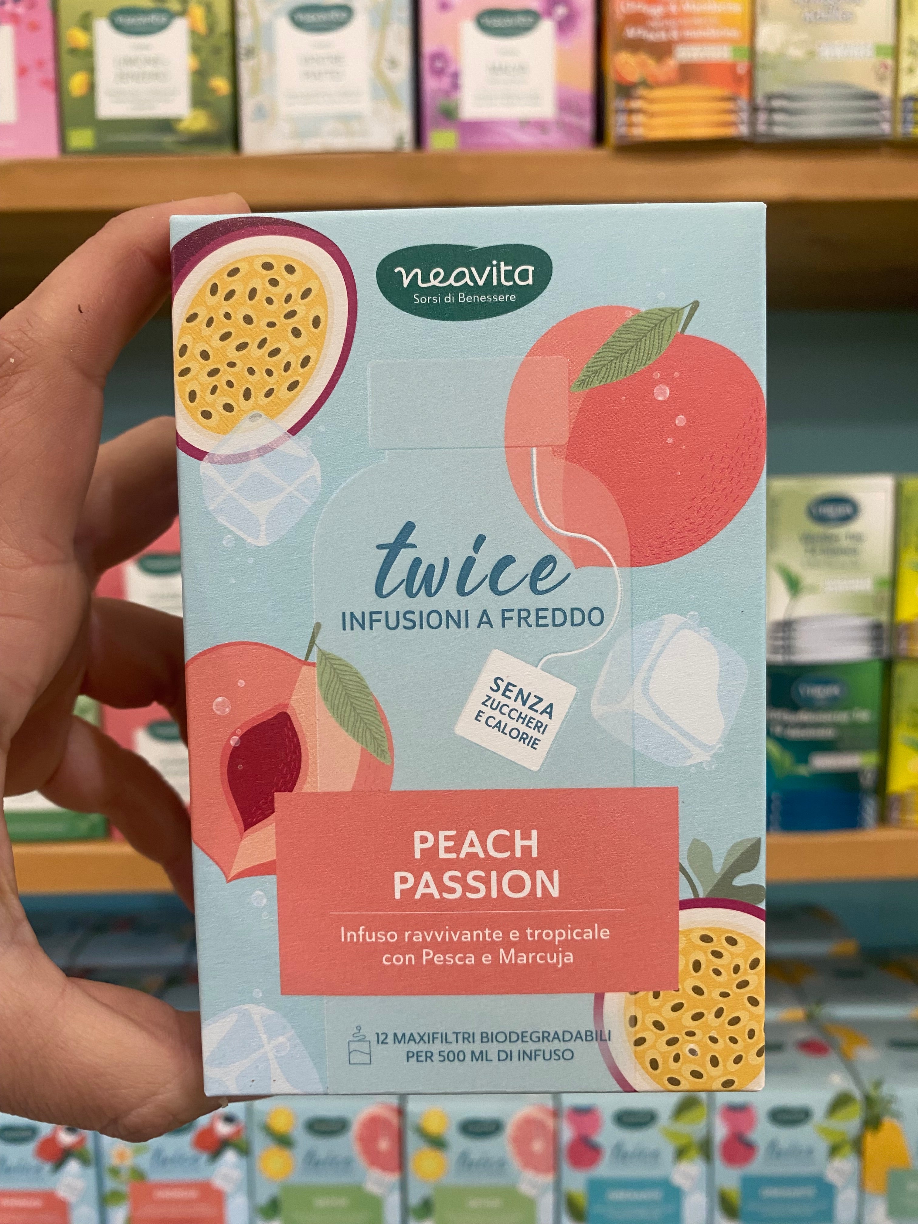 NEAVITA Twice To-Go Peach Passion 12 MaxiFiltro