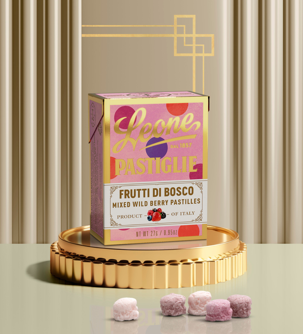 PASTIGLIE LEONE Pastiglie Frutti di Bosco 27g