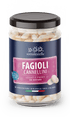 Fagioli Cannellini in vetro sotto le stelle