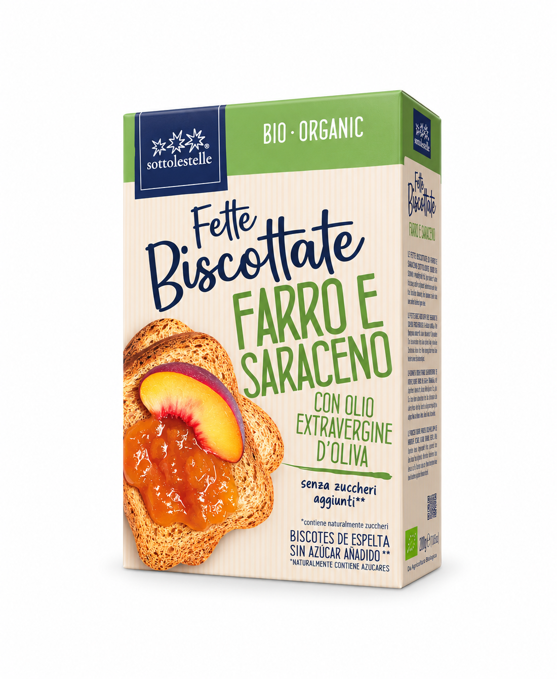 Sotto le Stelle - Fette Biscottate di Farro con Grano Saraceno 200gr