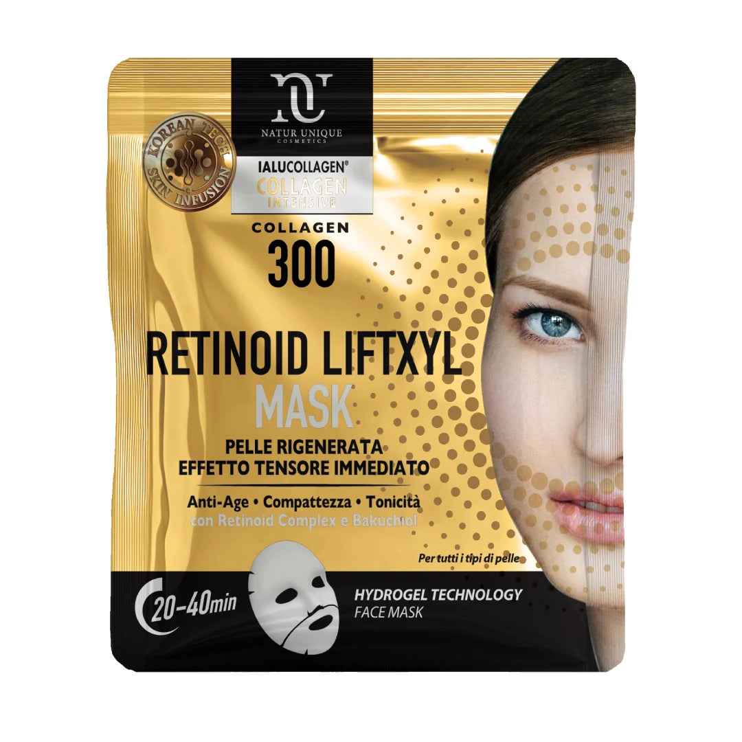 NATUR UNIQUE Collagen Intensive Retinpid Liftxyl Mask - Pelle rigenereata effetto tensore immediato