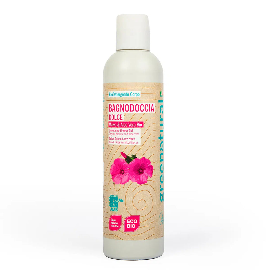 GREEN NATURAL Bagnodoccia Dolce Malva &amp; Aloe 250ml