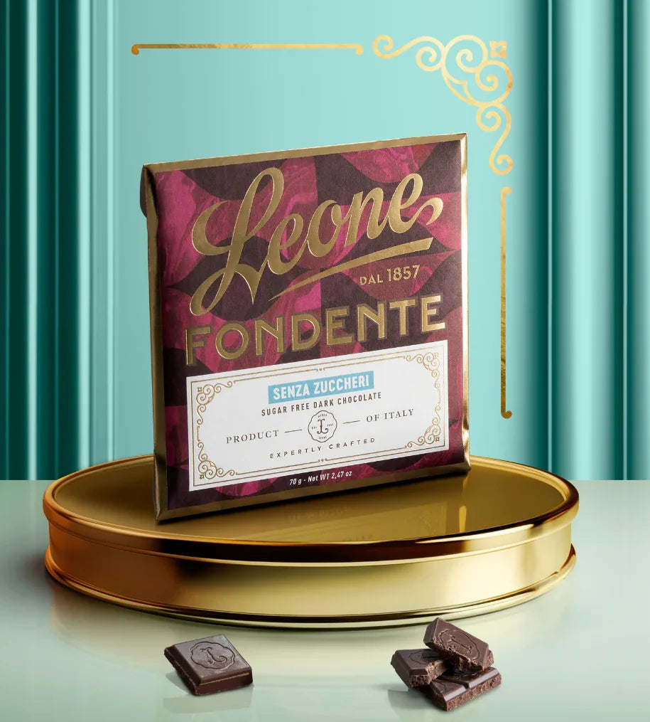 cioccolata leone fondente senza zuccheri