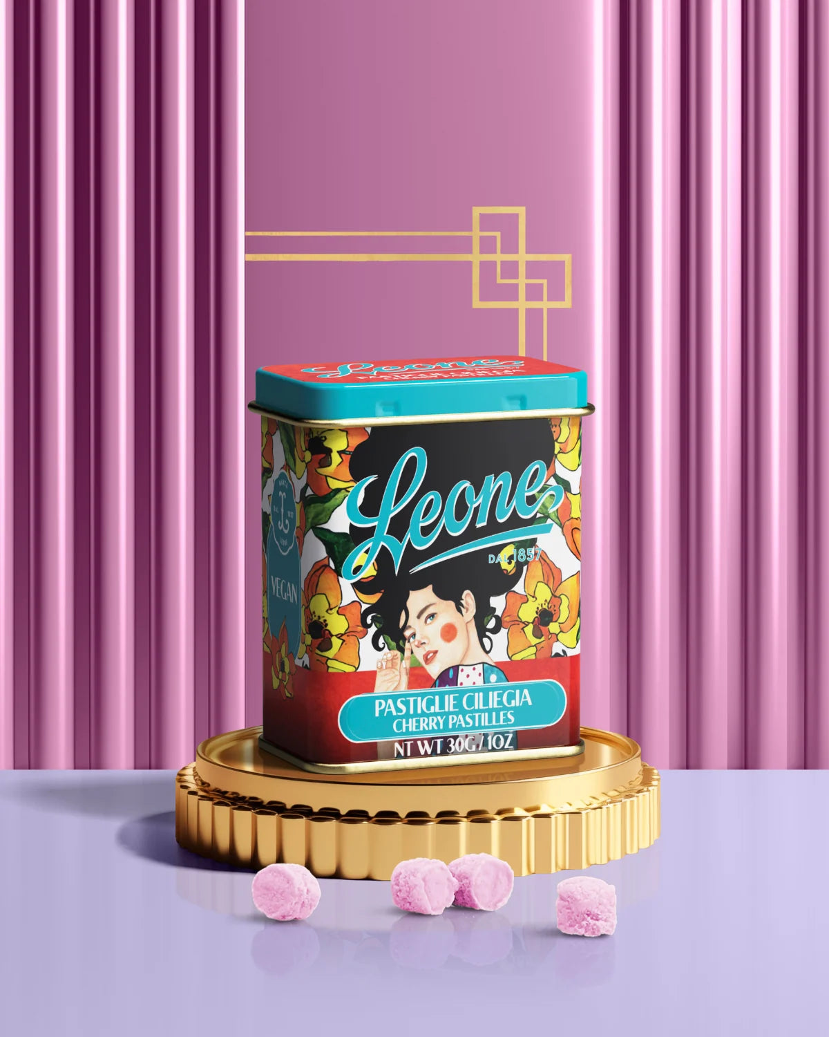 LEONE Hülya Özdemir Lattina Pastiglie Ciliegia 30g