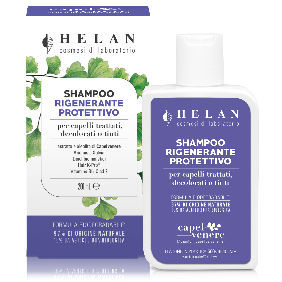 HELAN CAPELVENERE Shampoo Rigenerante Protettivo 200mL