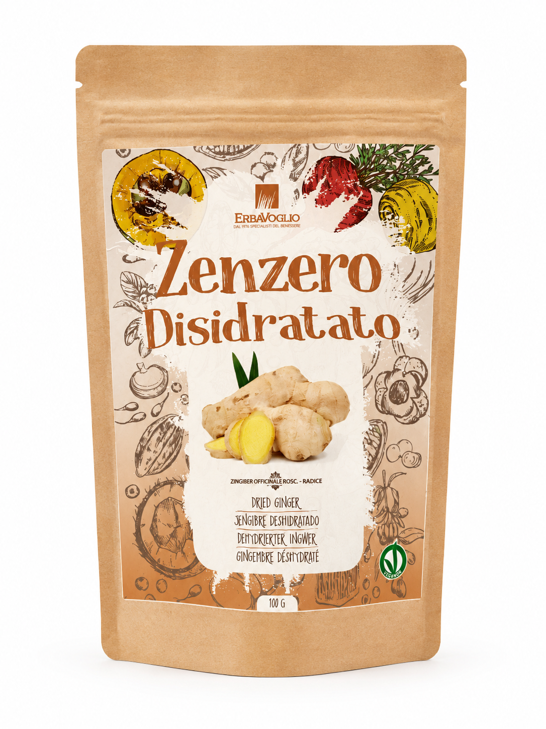 ERBAVOGLIO Zenzero Disidratato 100gr