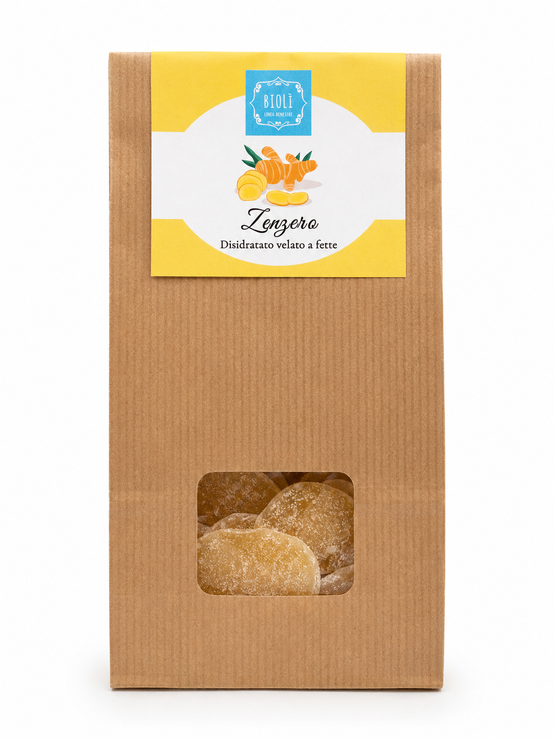 Zenzero Disidratato velato a fette 100g