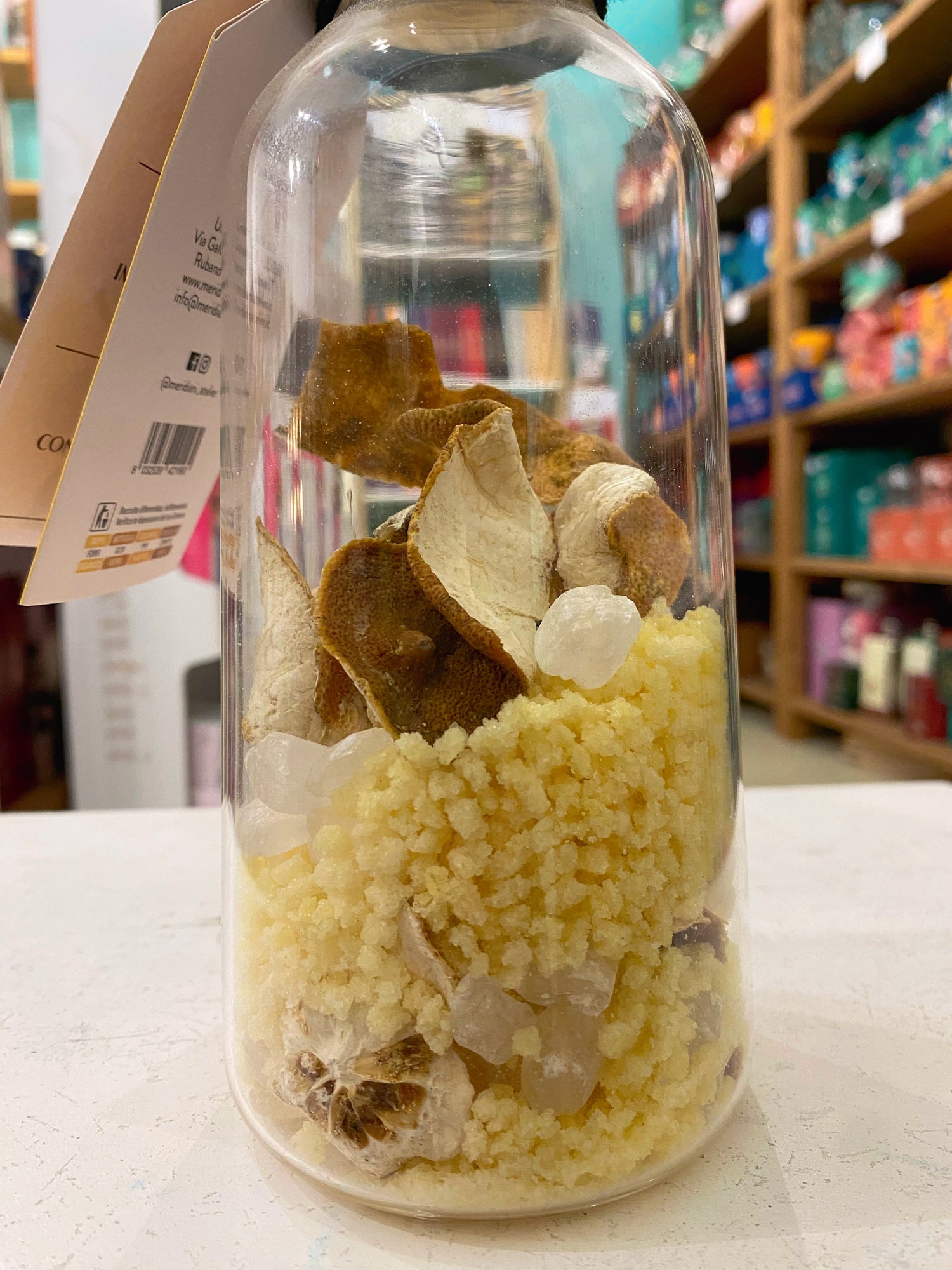 MERIDIANI Vaso Vetro Preparato Liquore Limoncello 190g