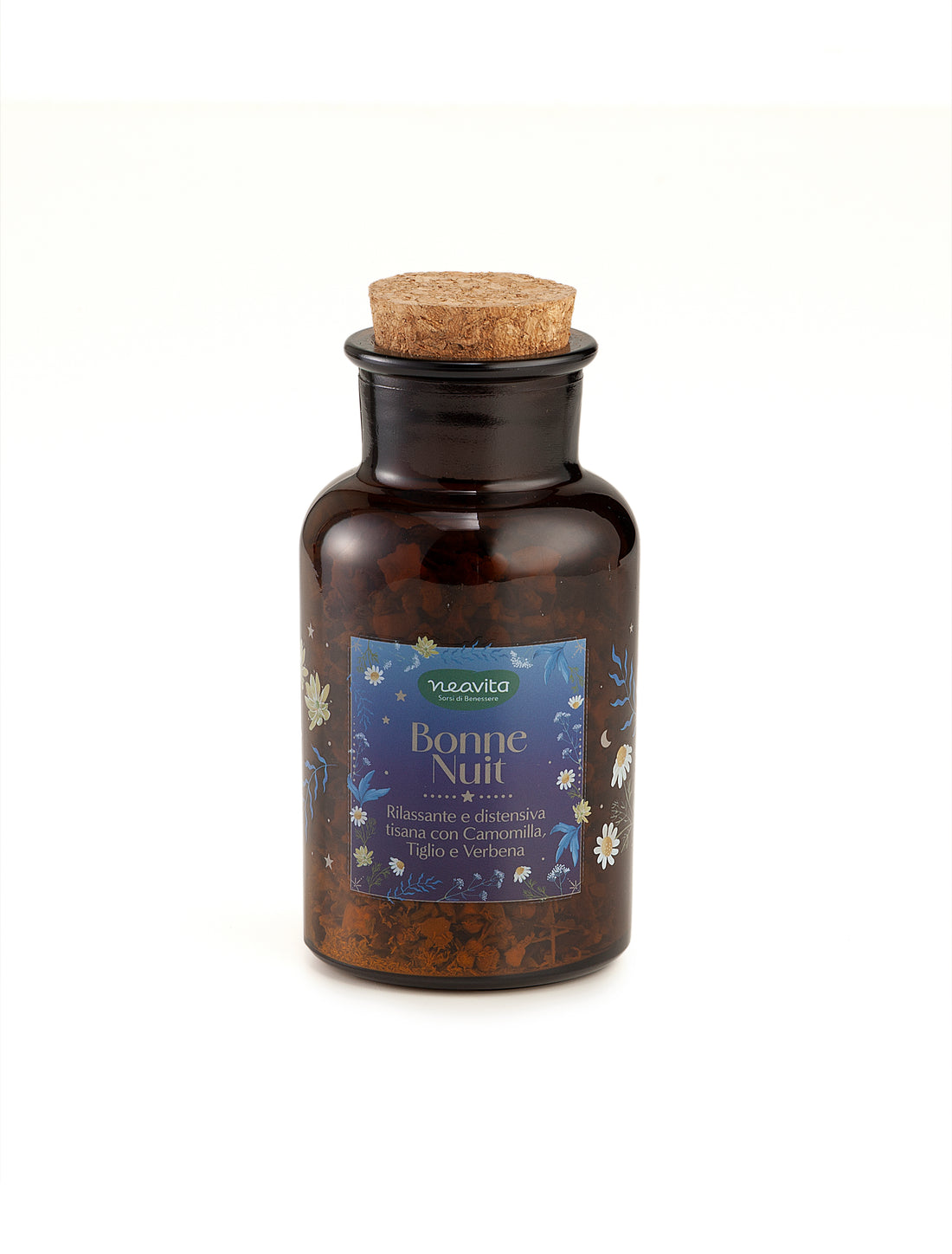 NEAVITA Infusi da Favola - Barattolo vetro Tisana Bonne Nuit 50g