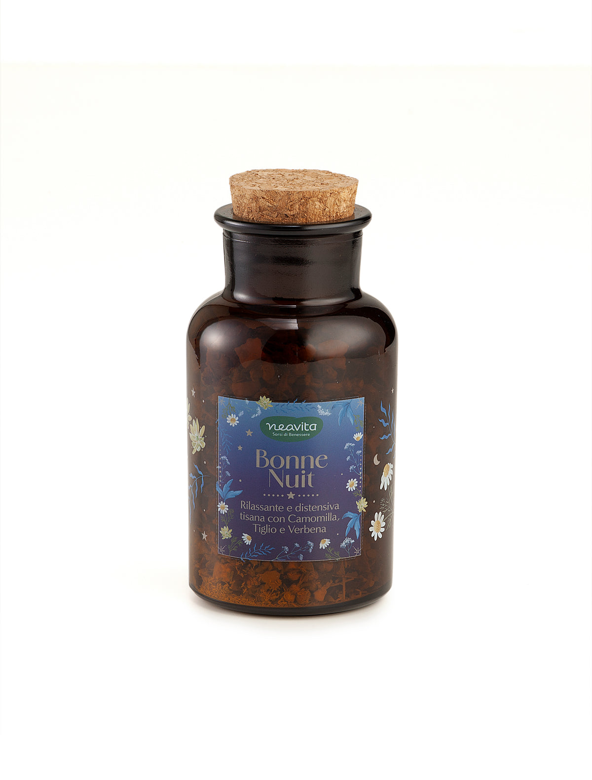 NEAVITA Infusi da Favola - Barattolo vetro Tisana Bonne Nuit 50g