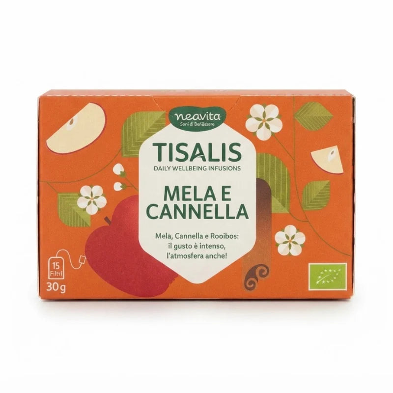 NEAVITA Tisalis Infuso in Filtro Mela e Cannella 15 filtri