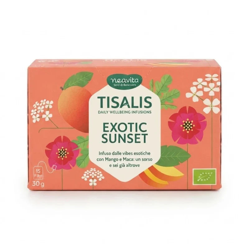 NEAVITA Tisalis Infuso di Frutta Exotic Sunset 15 filtri