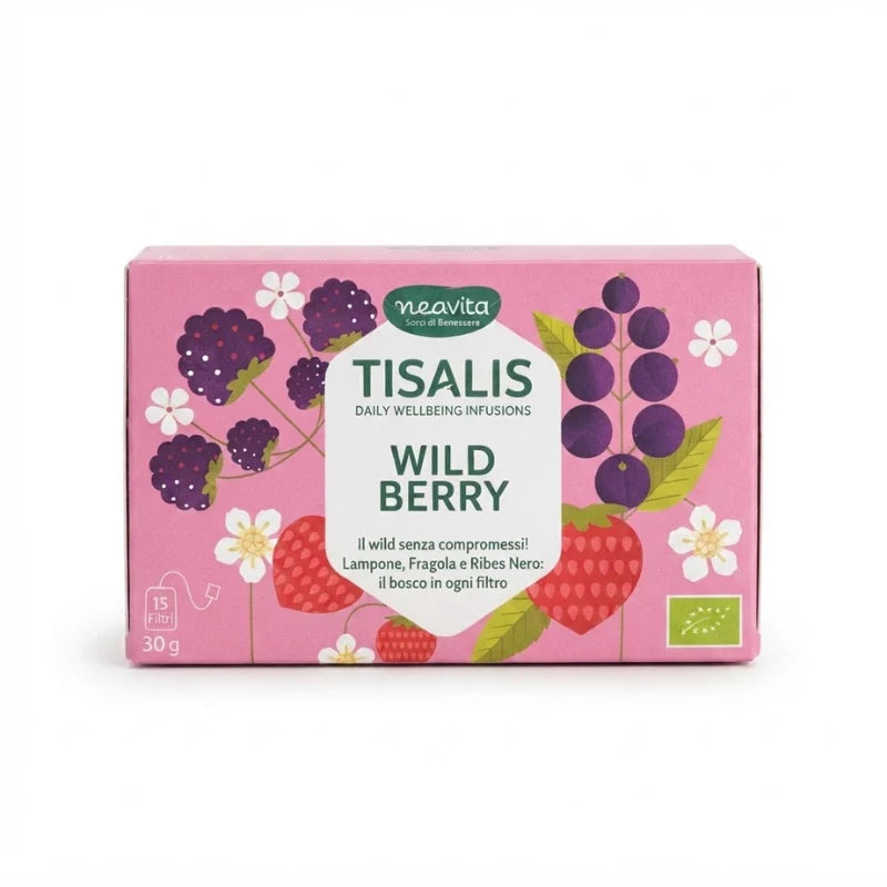 NEAVITA Tisalis Infuso di Frutta Wild Berry 15 filtri