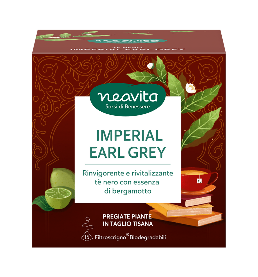 NEAVITA FiltroScrigno Imperial Earl Grey 15 Filtri