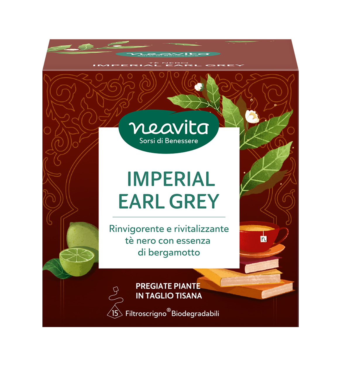 NEAVITA FiltroScrigno Imperial Earl Grey 15 Filtri