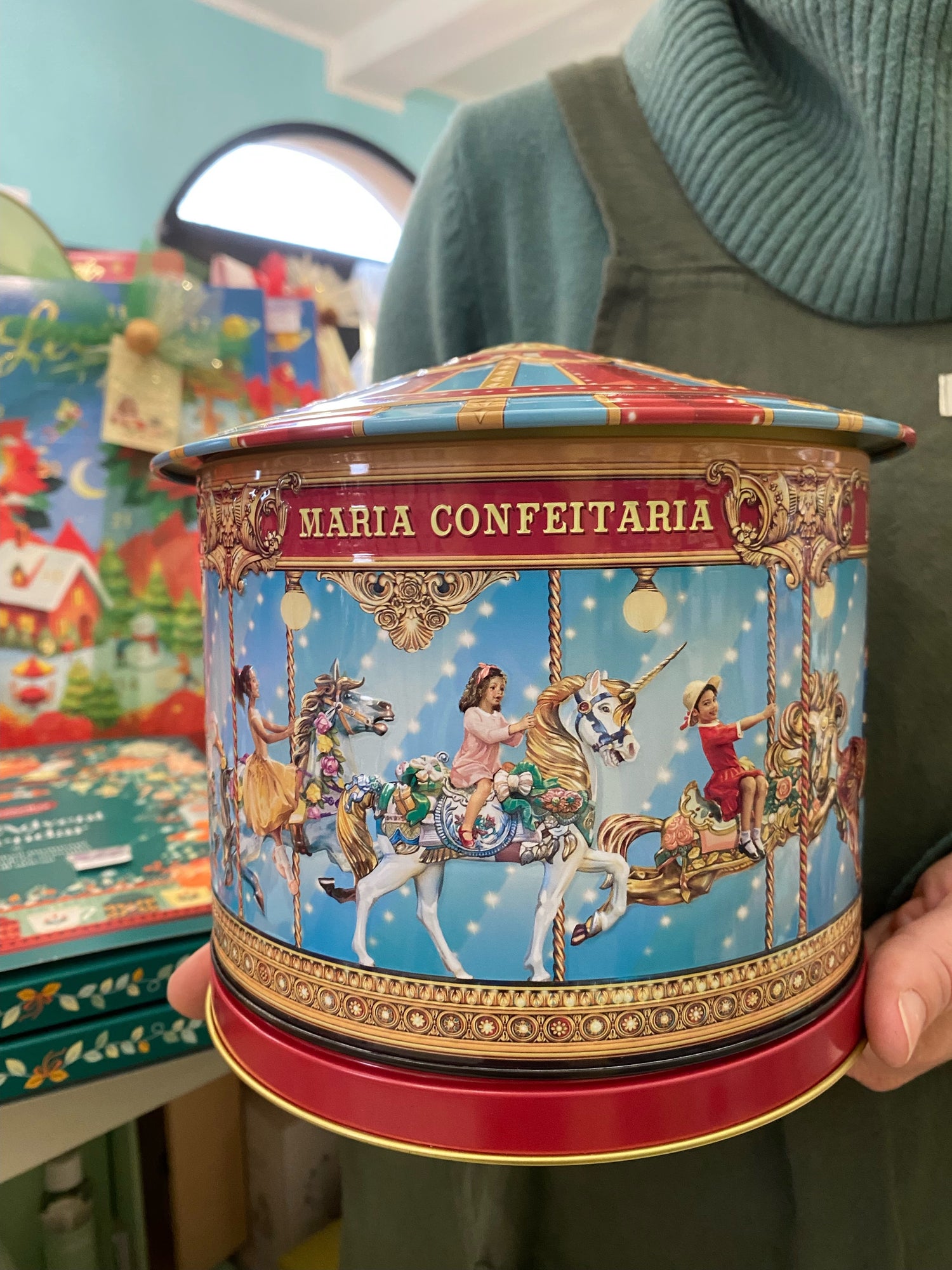 Maria Confeitaria Carousel Latta con Biscotti 300gr