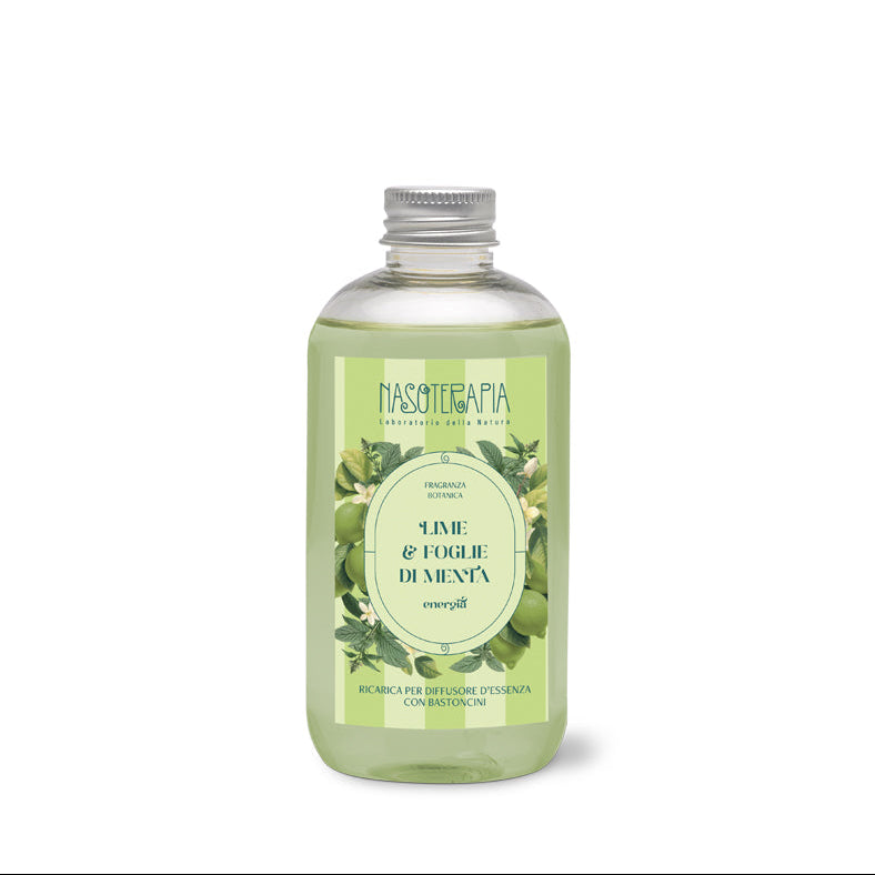 NASOTERAPIA Lime e Foglie di Menta Ricarica per Diffusore a Bastoncino 250 ml