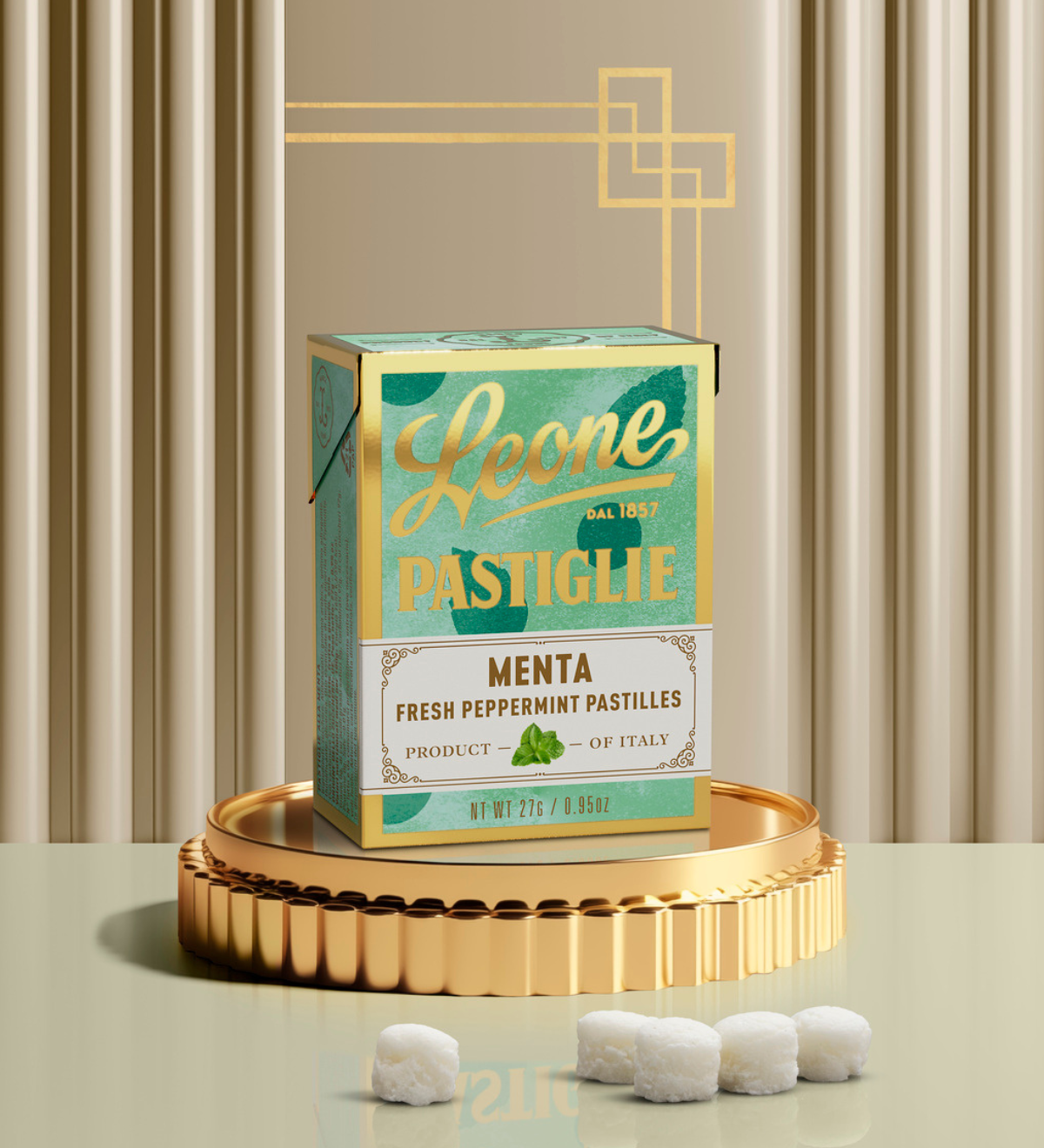 PASTIGLIE LEONE Pastiglie Menta 27g