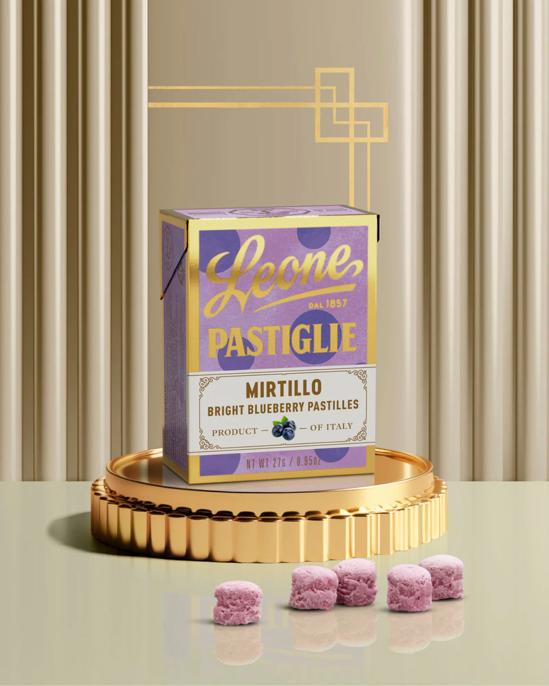 PASTIGLIE LEONE Pastiglie Mirtillo 27g