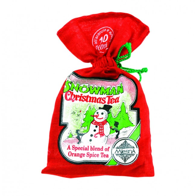 Mlesna - Sacchettino 10 filtri Snowman Christmas Tea