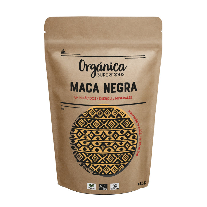 Orgánica Superfoods Polvere di Maca Nera 125gr