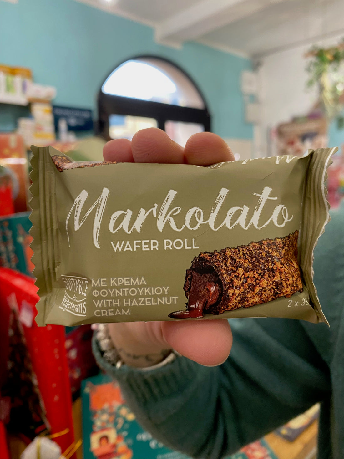 Tsoungari 1 Wafer Rolls ripierni "Markolato" 66gr