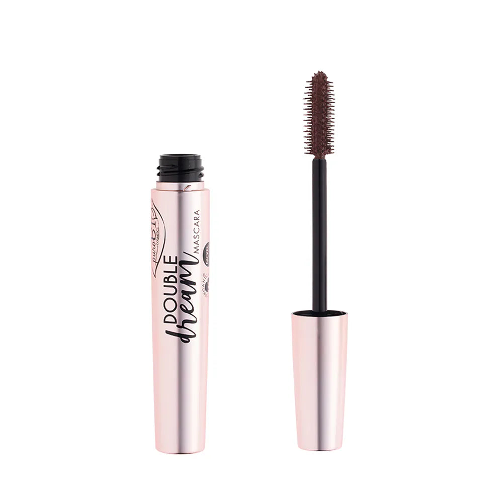 Mascara-Double-Dream-Marrone-open-clear-purobio-shop