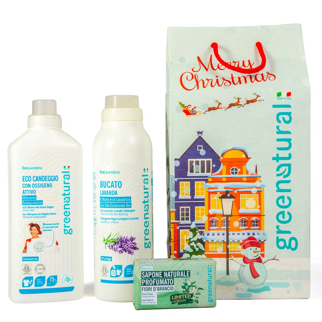 GREEN NATURAL XMas Shopper - Lavanderia