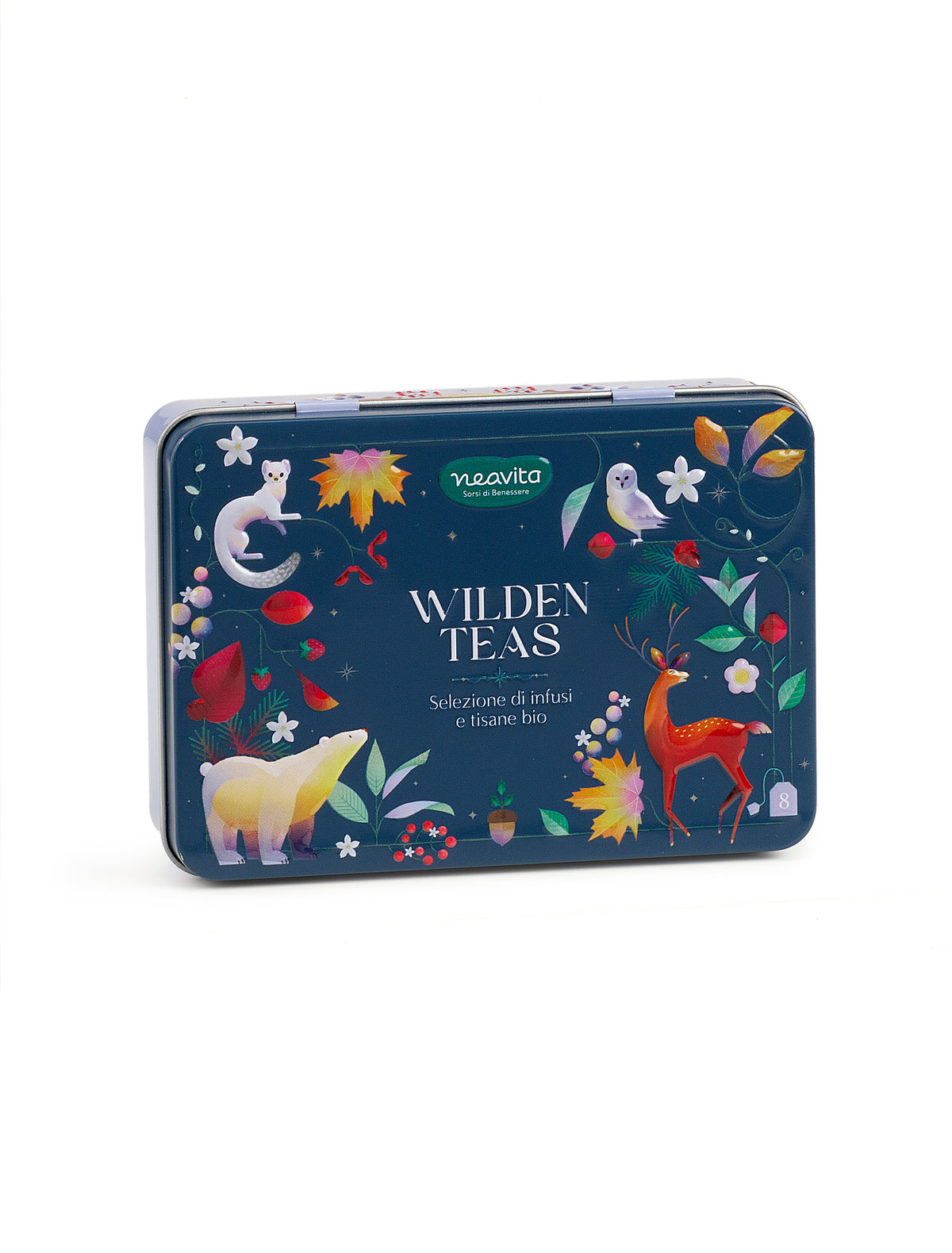 NEAVITA Wilden Teas Cofanetto Latta Blu 8 filtri