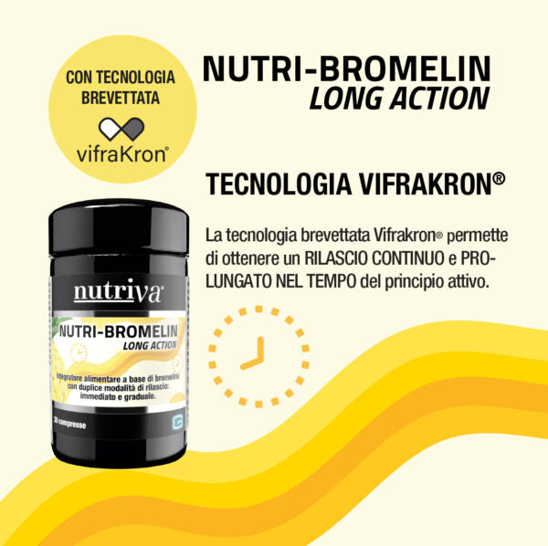 NUTRIVA Nutri - Bromelina Long Action 30cpr