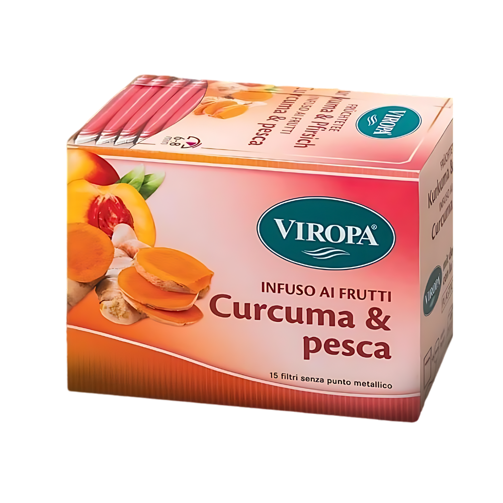 VIROPA Tisana Curcuma e Pesca 15 filtri