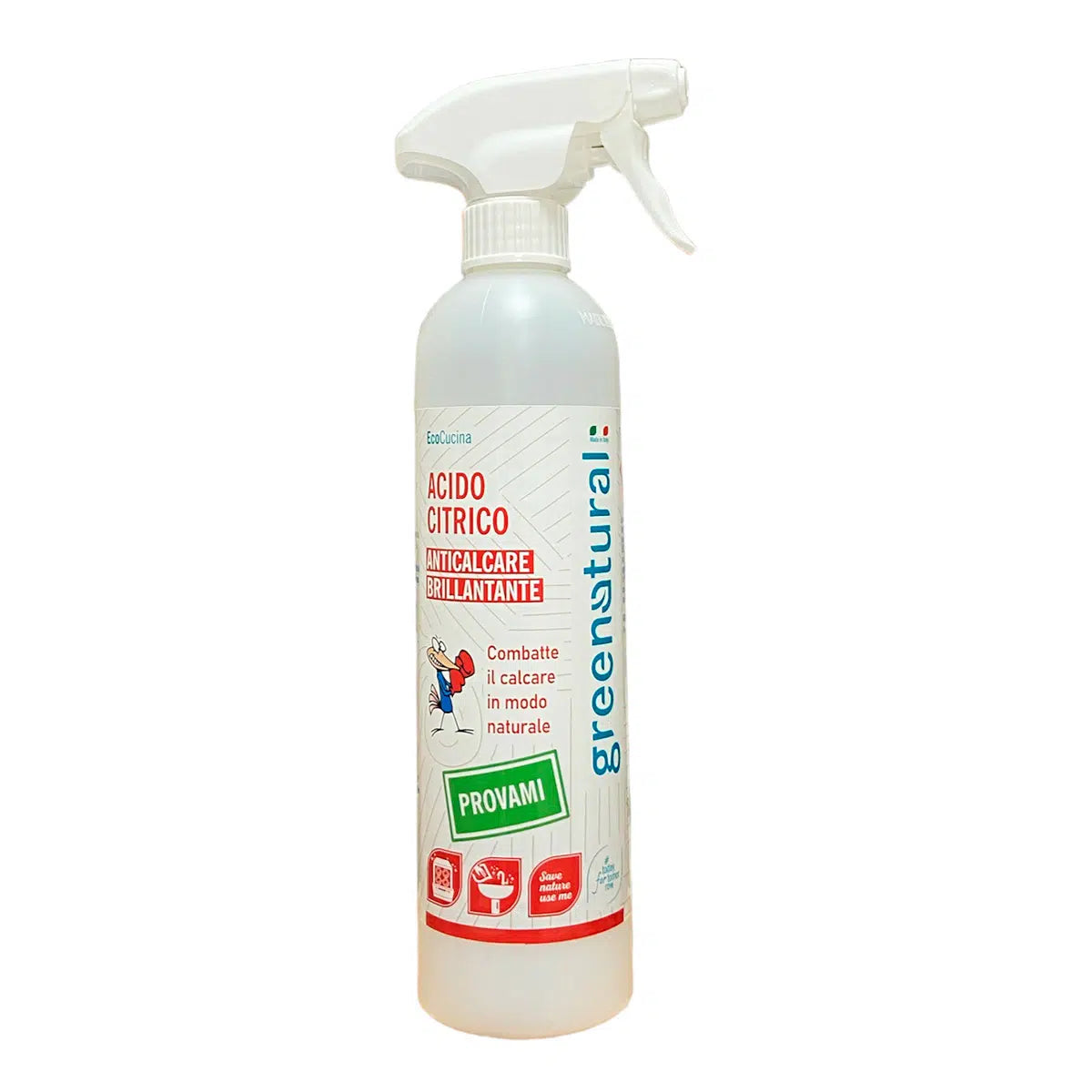 GREEN NATURAL Spruzzino con Acido Citrico 75g