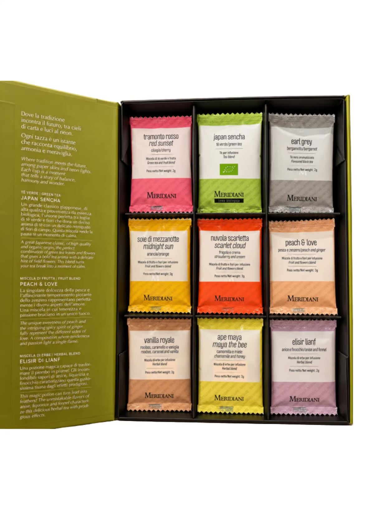 MERIDIANI Cofanetto Tokyo con Selezione di 45 Miscele miste