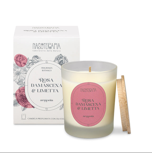 NASOTERAPIA Candela Rosa Damascena &amp; Limetta 180gr