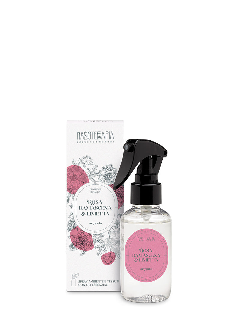 NASOTERAPIA Spray ambiente Foglie di Rosa Damascena e Limetta 100ml