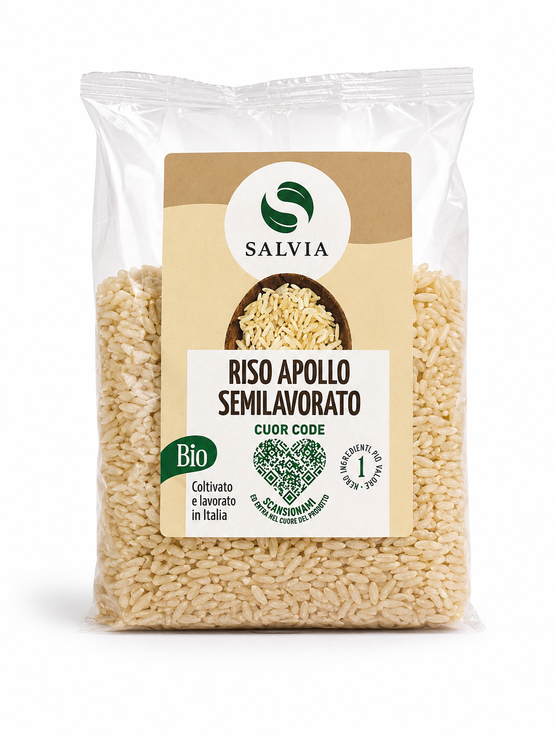 Salvia - Riso Apollo Semilavorato Bio 500gr