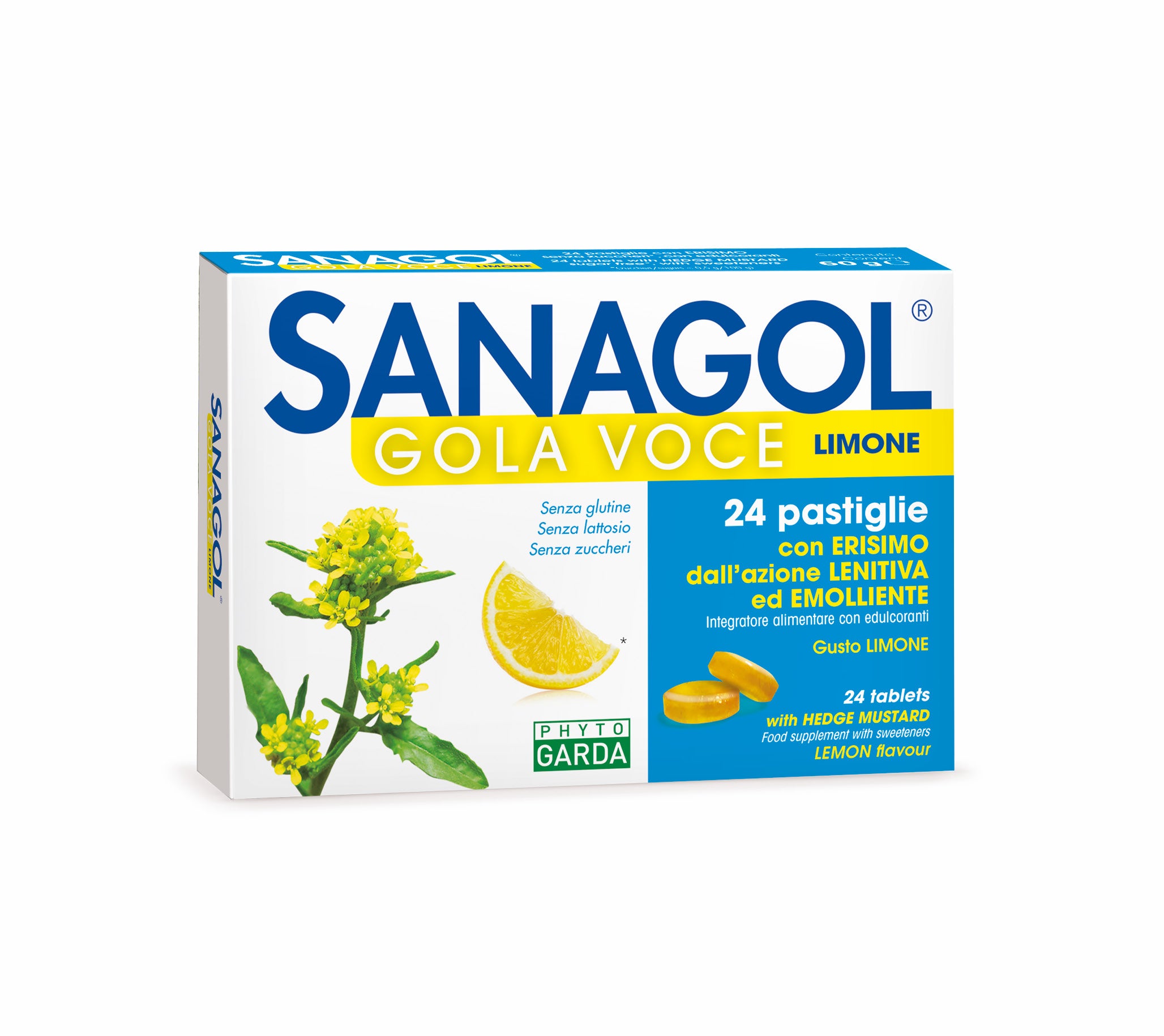SANAGOL Gola Voce Limone 24pst