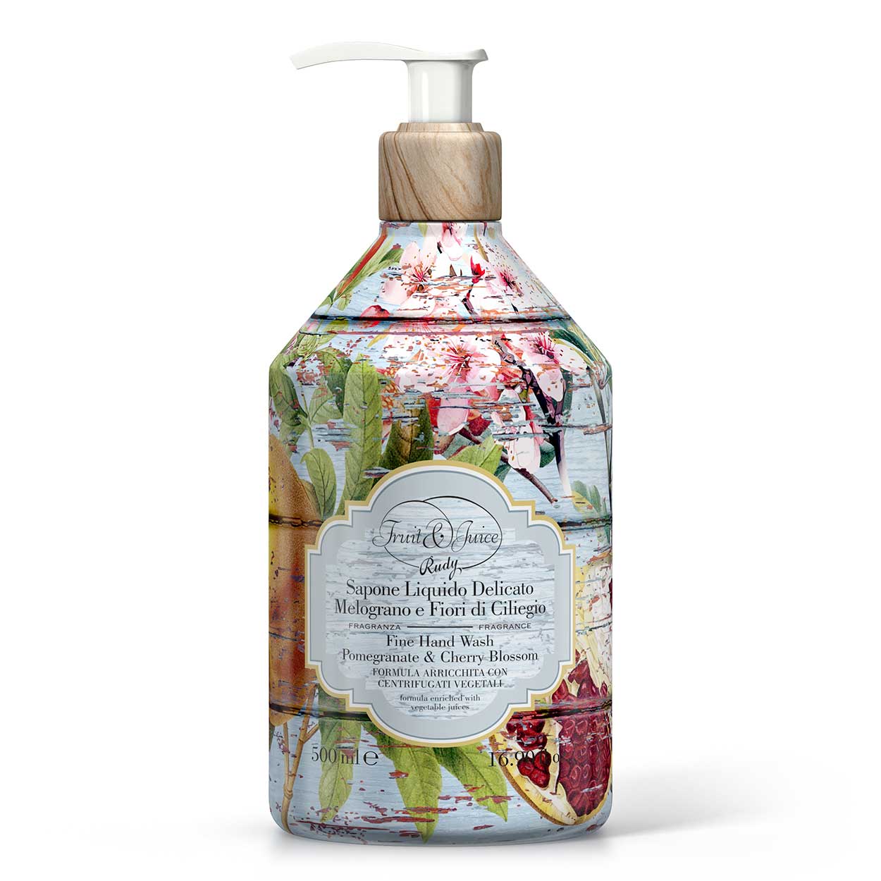 Fruit &amp; Juice Sapone Liquido Melograno e Fiori di Ciliegio 500ml