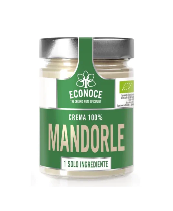 Econoce Crema 100% di Mandorle Pelate italiane Bio 300g