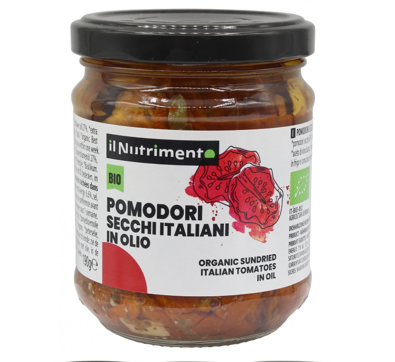 IL NUTRIMENTO Pomodori Secchi italiani in olio190gr
