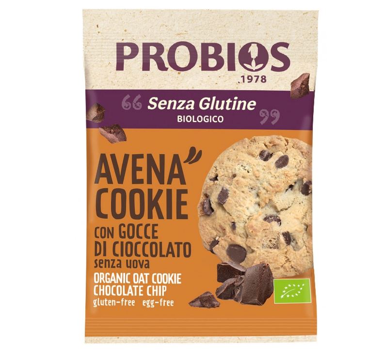 PROBIOS Avena Cookie con gocce di Cioccolato 40gr senza glutine