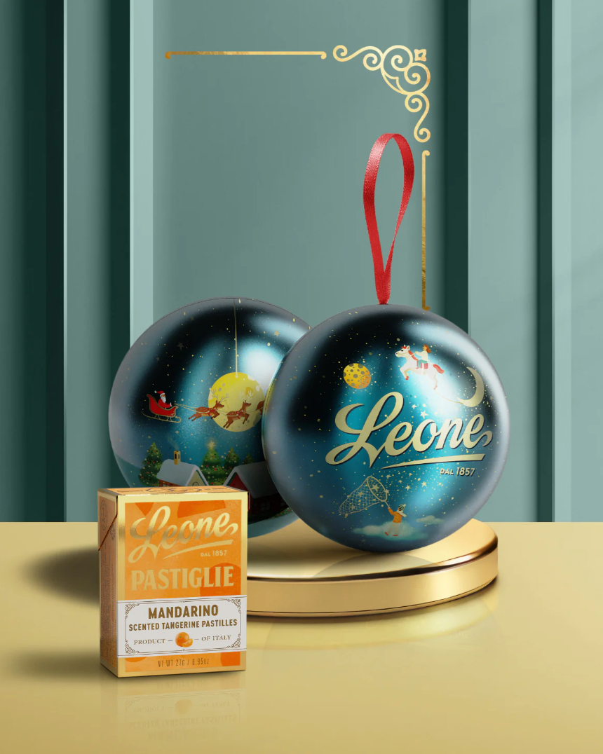 LEONE Palla di latta Blu