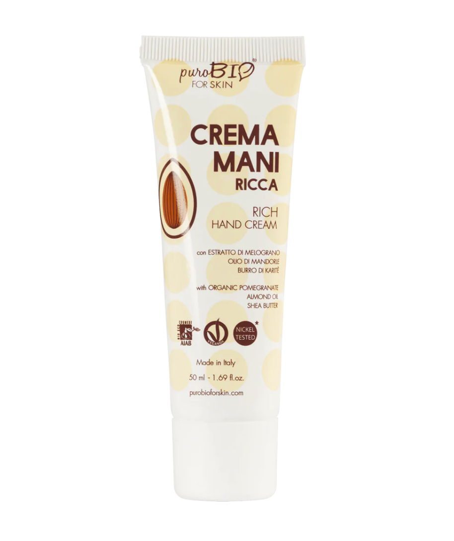 PUROBIO COSMETICS Crema Mani Ricca 50ml