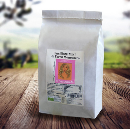 FLORIDDIA Fusillotti mini di Farro biologico monococco 500g